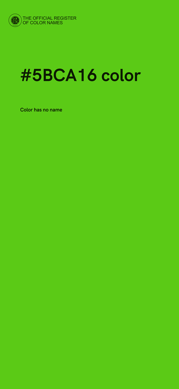 #5BCA16 color image