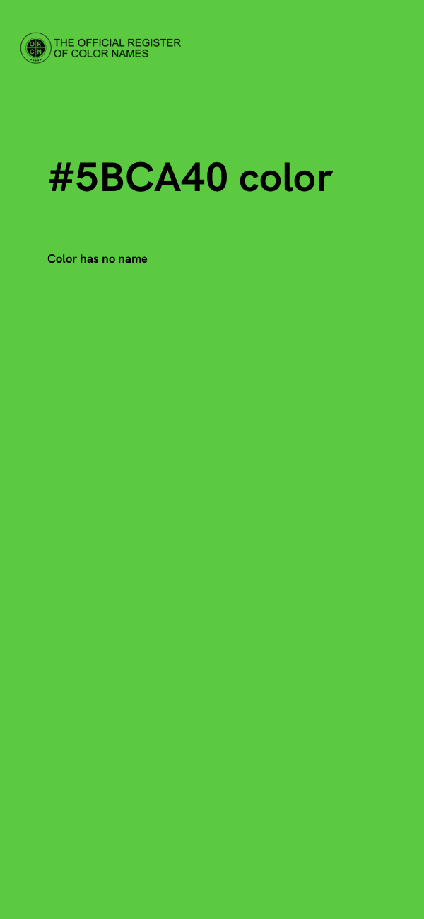 #5BCA40 color image
