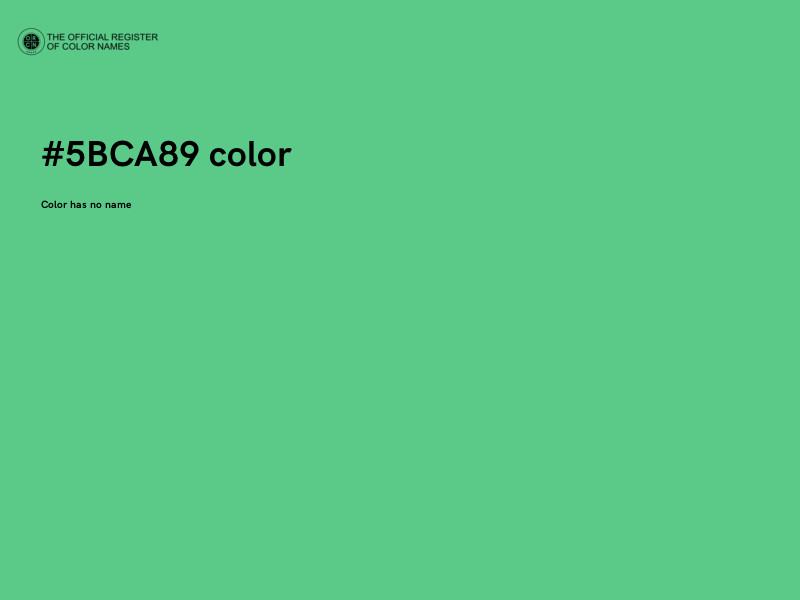 #5BCA89 color image