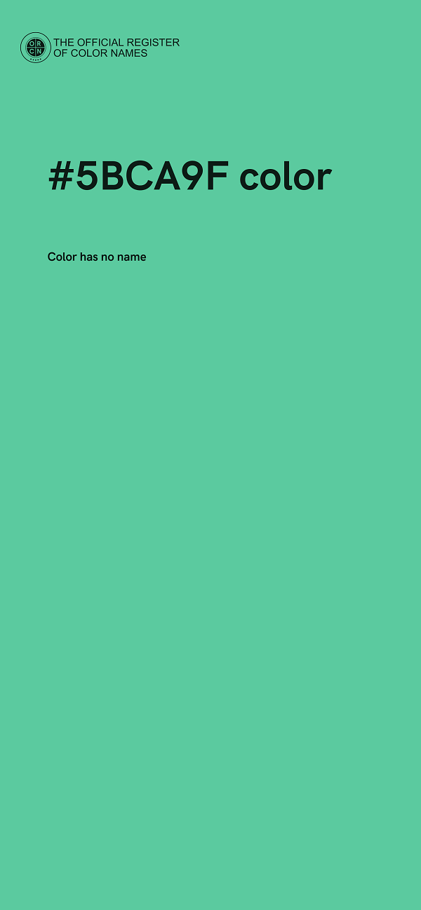 #5BCA9F color image