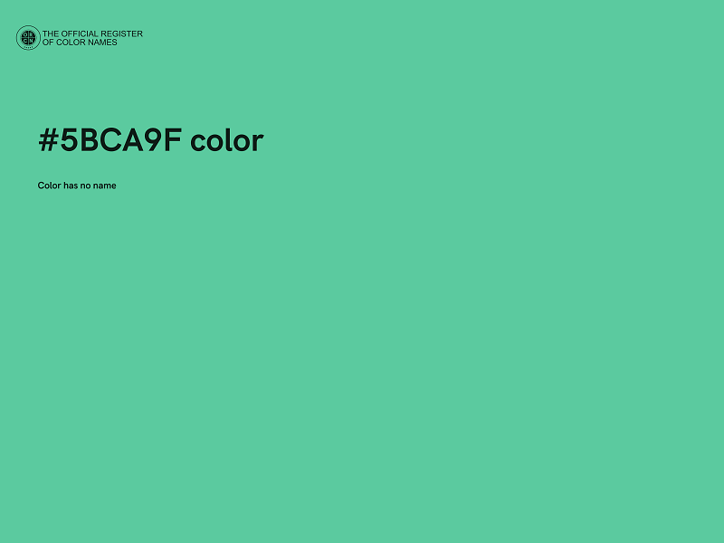 #5BCA9F color image