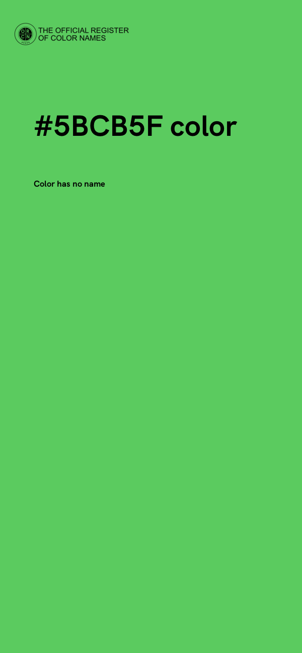 #5BCB5F color image