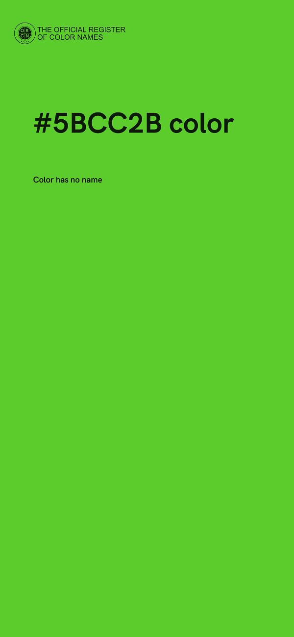 #5BCC2B color image