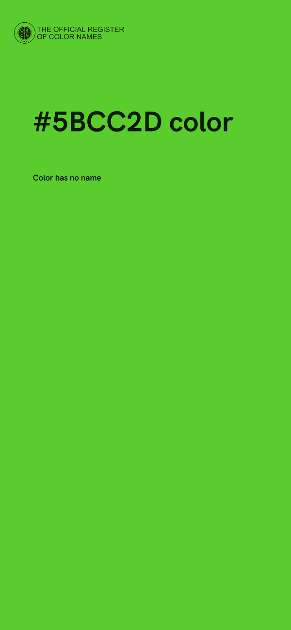 #5BCC2D color image