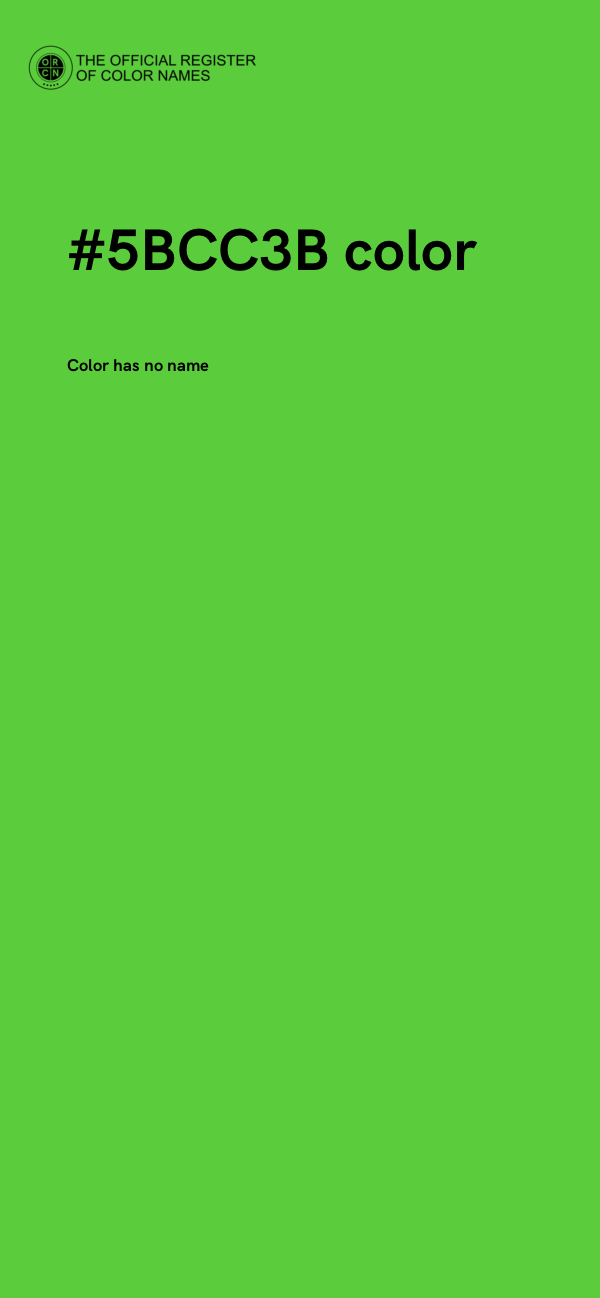 #5BCC3B color image