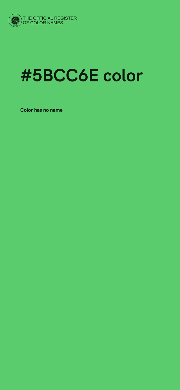 #5BCC6E color image
