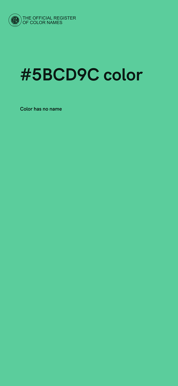 #5BCD9C color image