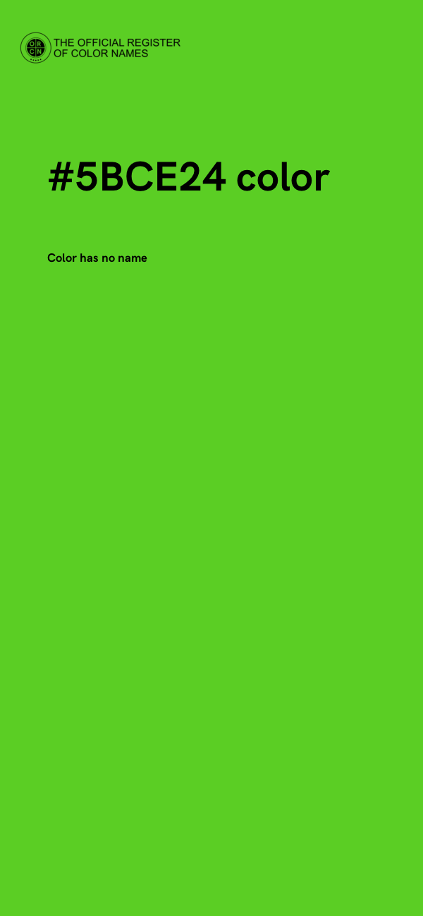 #5BCE24 color image