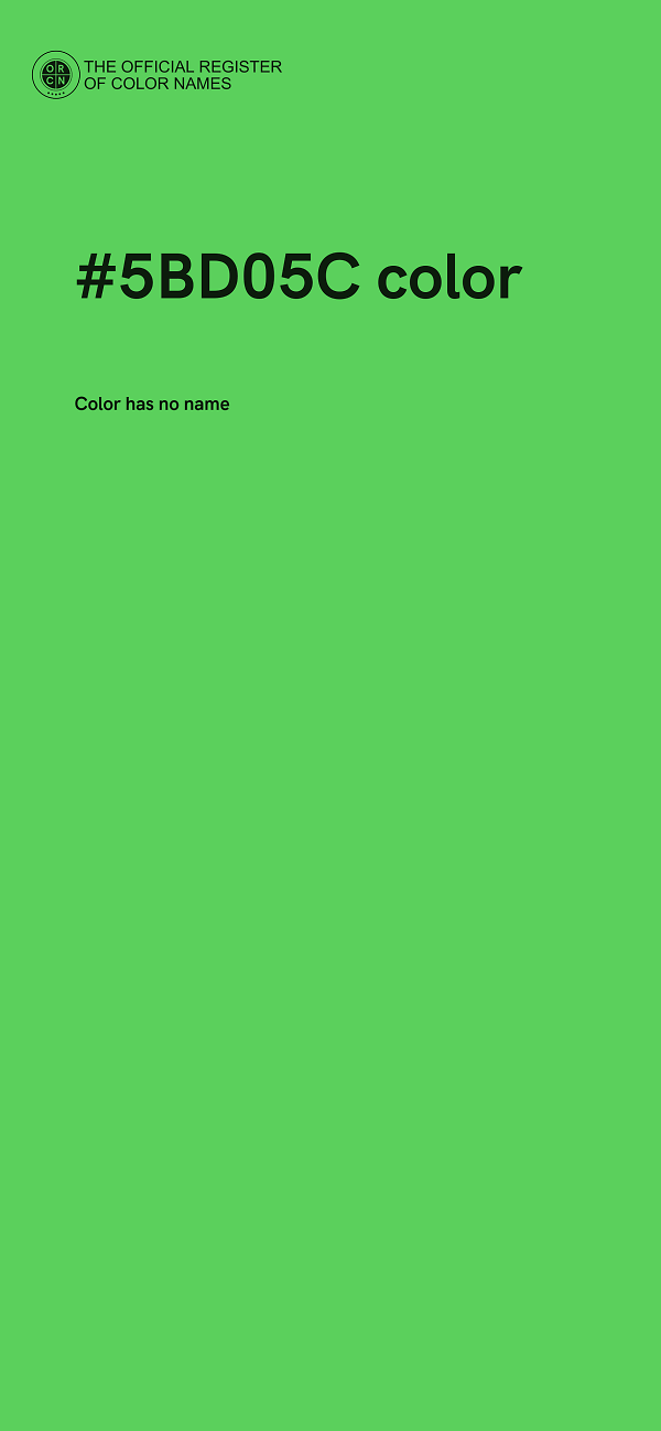 #5BD05C color image