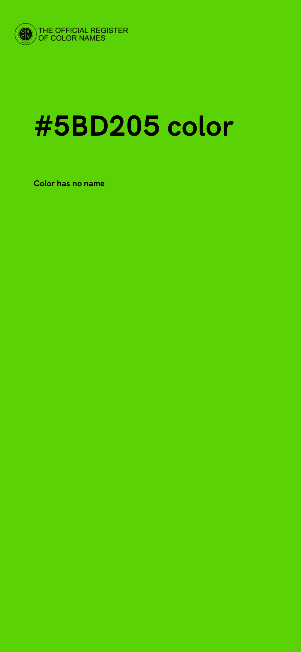 #5BD205 color image
