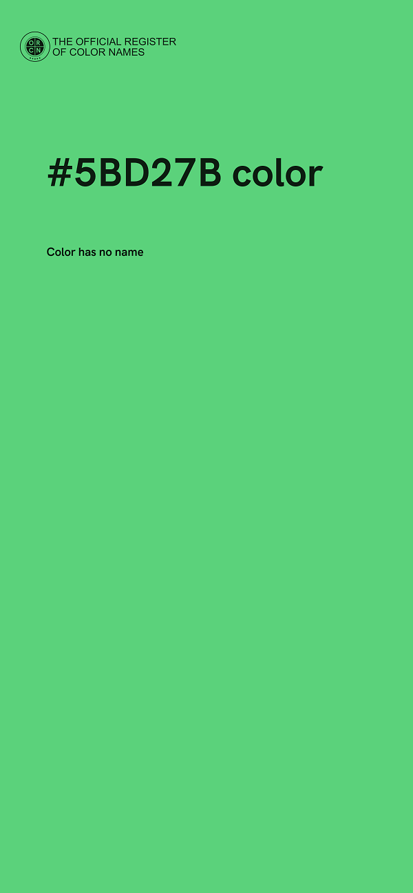 #5BD27B color image
