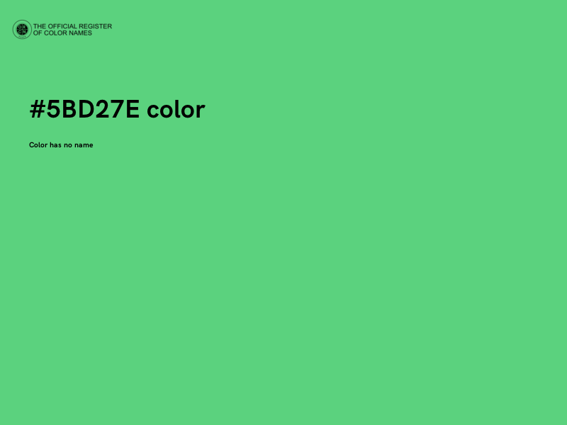 #5BD27E color image