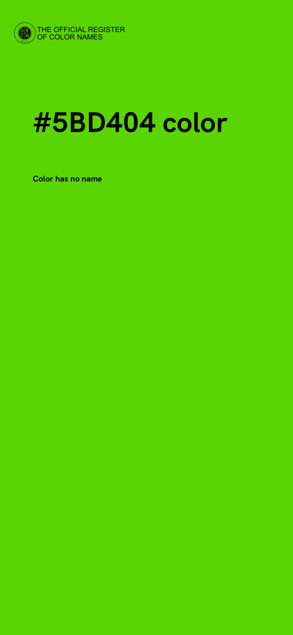 #5BD404 color image
