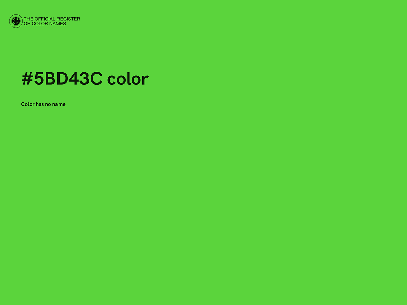 #5BD43C color image