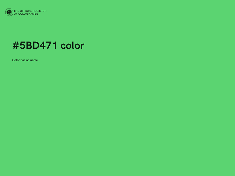 #5BD471 color image