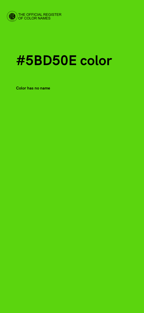 #5BD50E color image