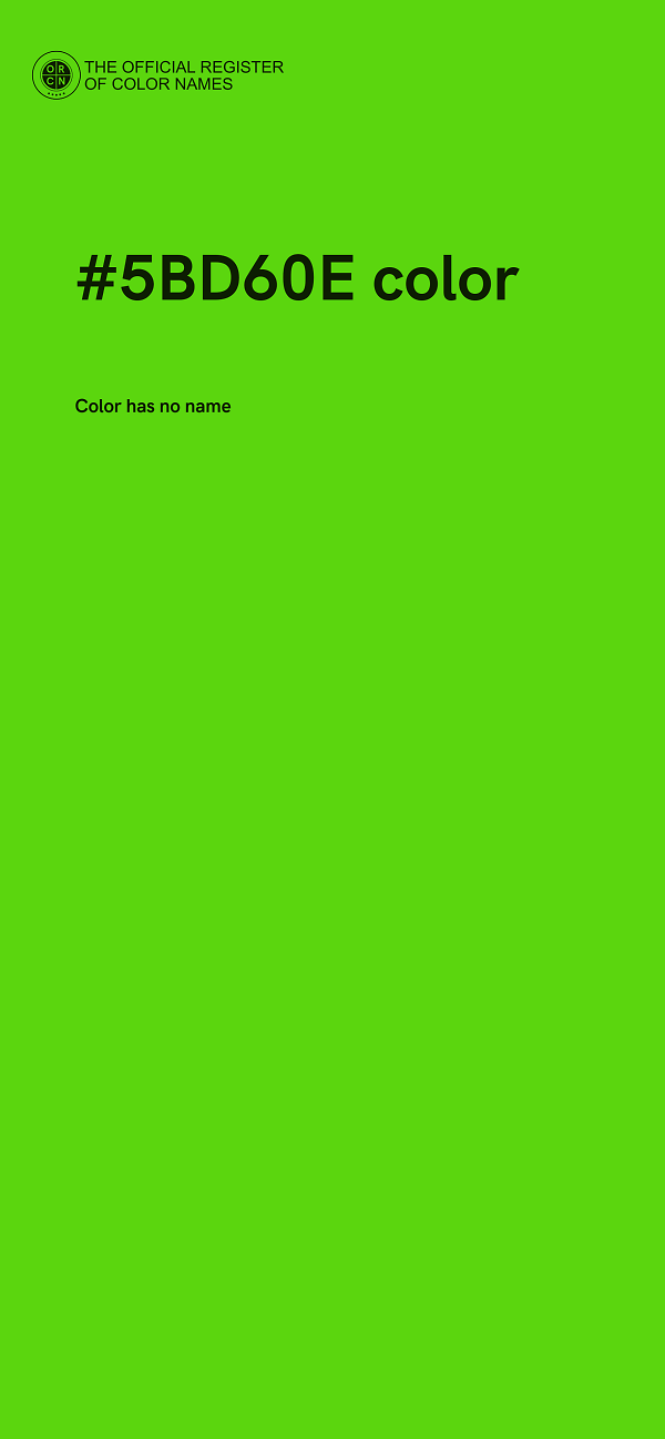 #5BD60E color image