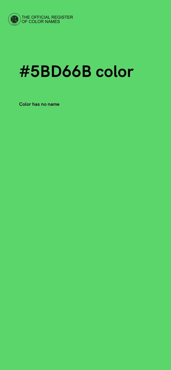 #5BD66B color image