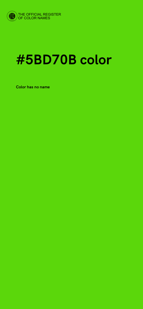 #5BD70B color image