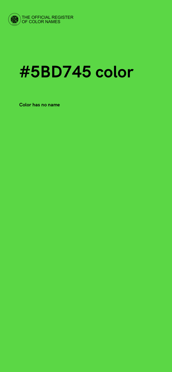 #5BD745 color image