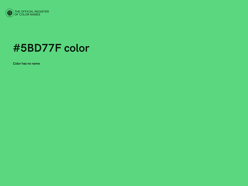 #5BD77F color image