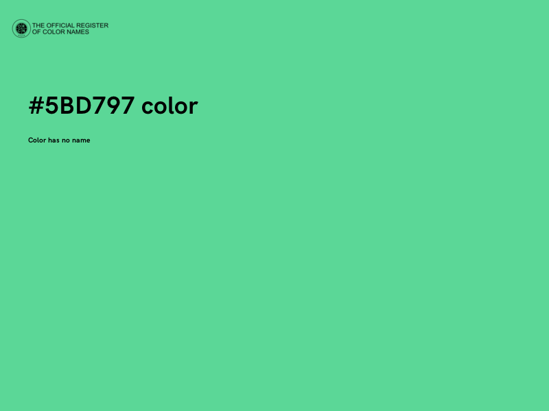 #5BD797 color image