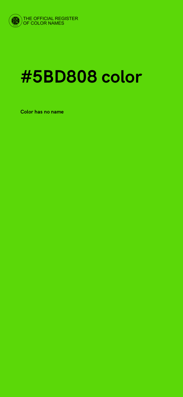 #5BD808 color image