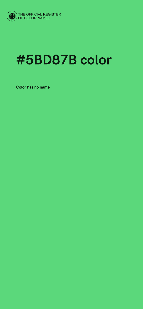 #5BD87B color image