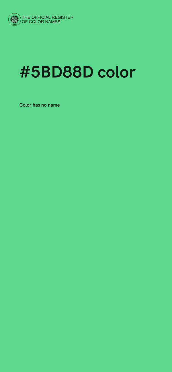 #5BD88D color image