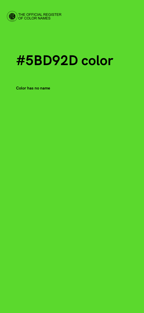 #5BD92D color image