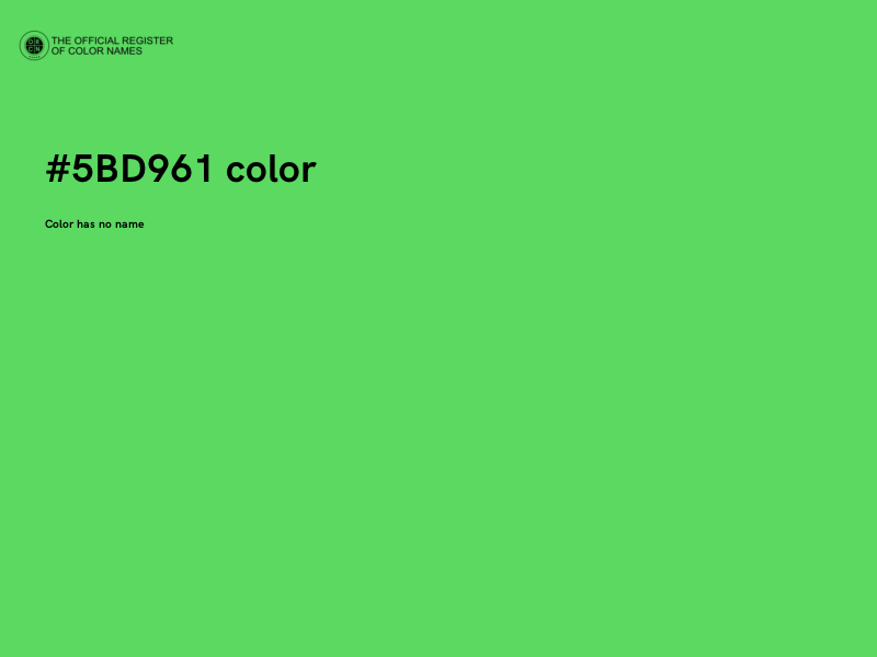 #5BD961 color image