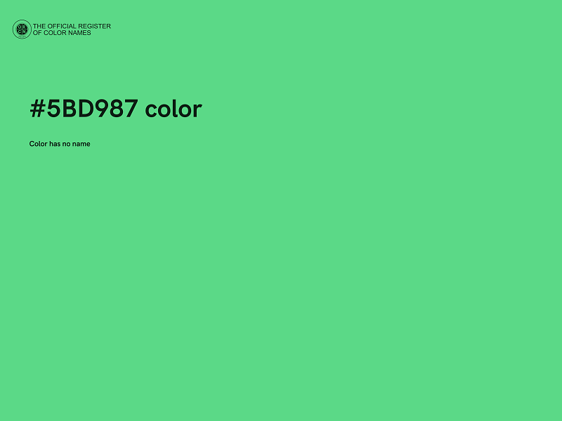 #5BD987 color image