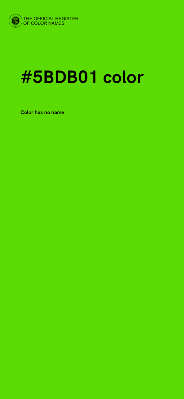 #5BDB01 color image