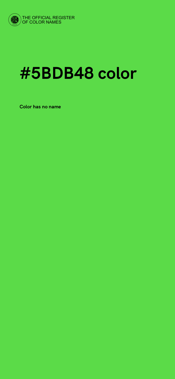 #5BDB48 color image