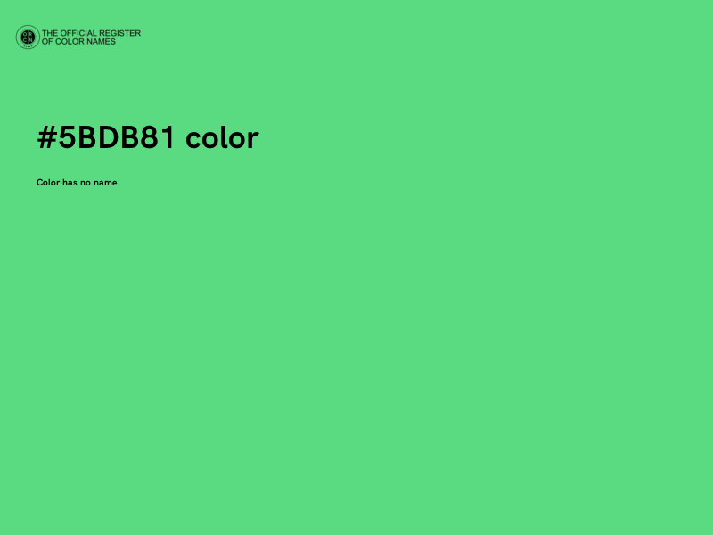 #5BDB81 color image