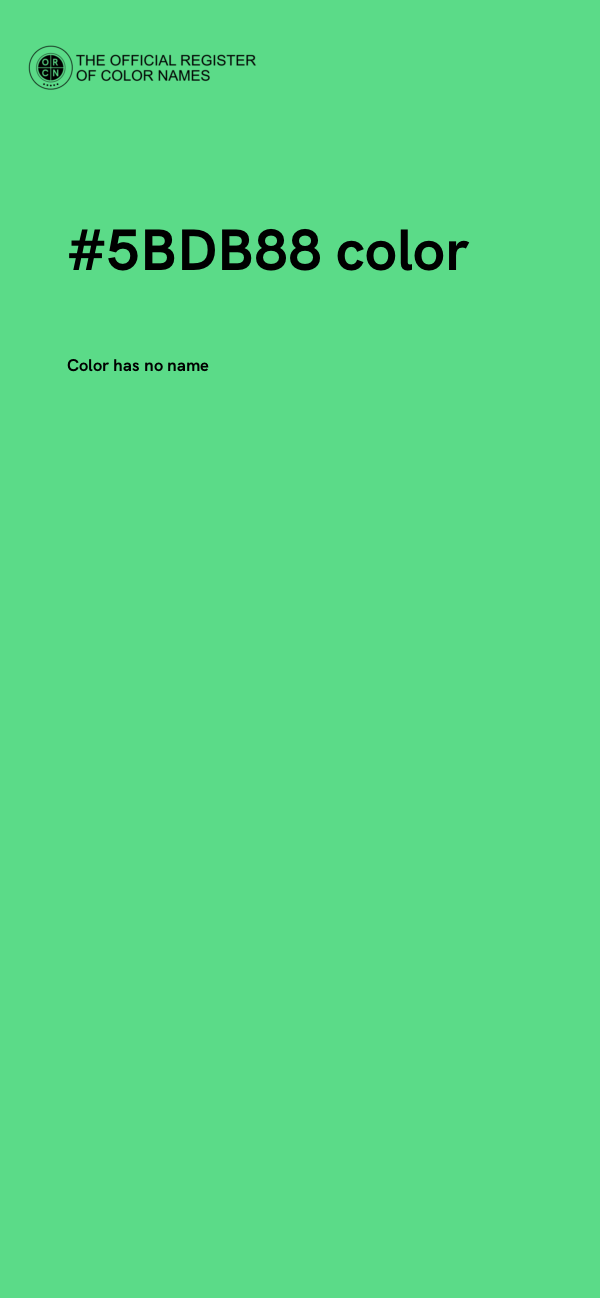 #5BDB88 color image
