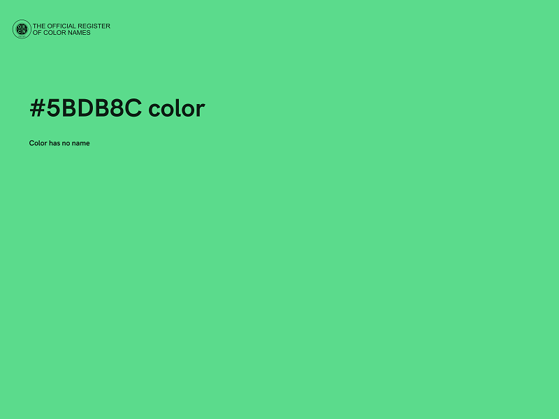 #5BDB8C color image