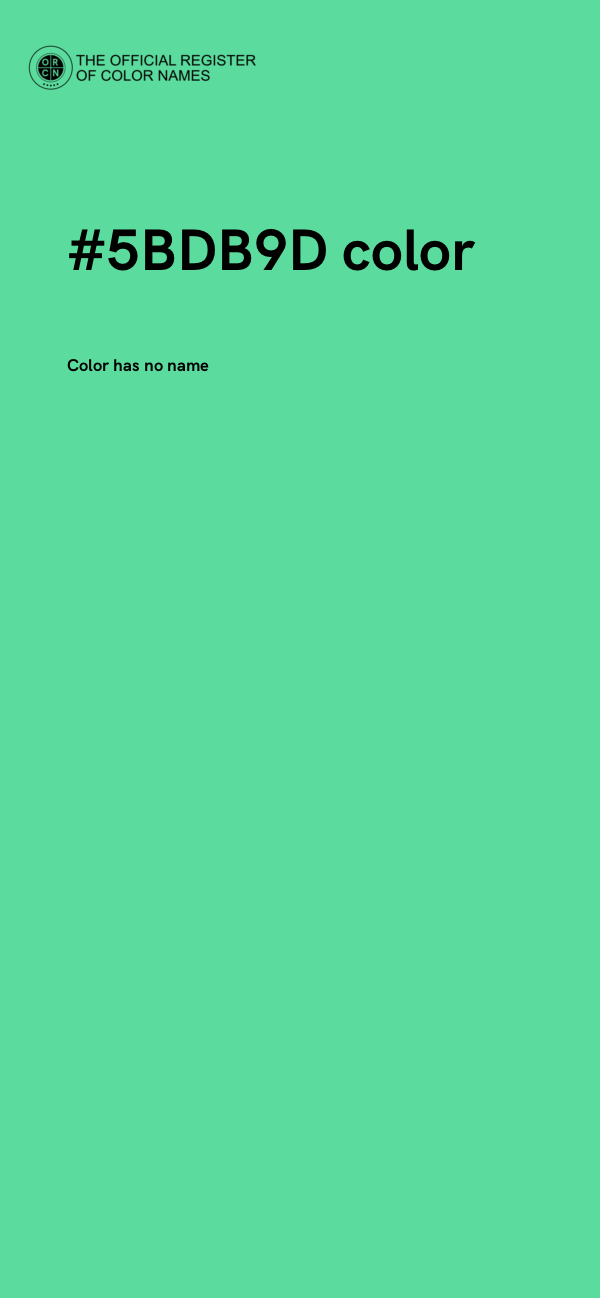 #5BDB9D color image