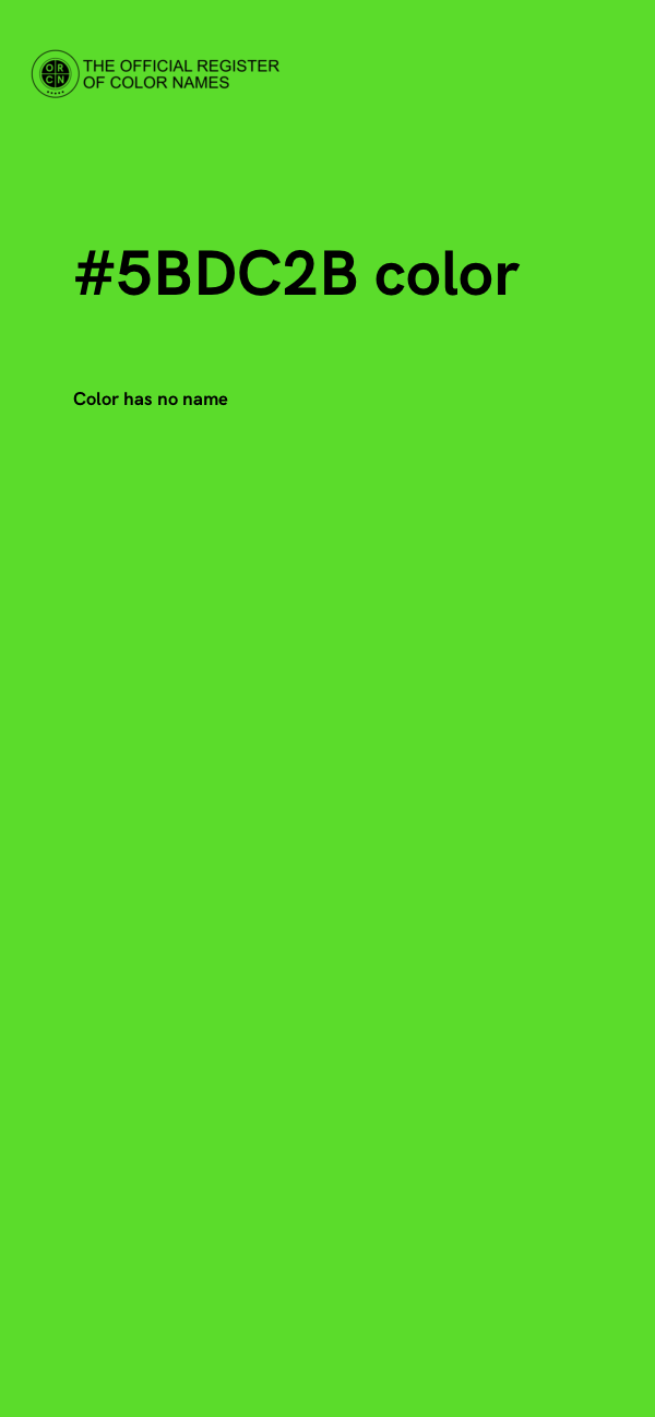 #5BDC2B color image