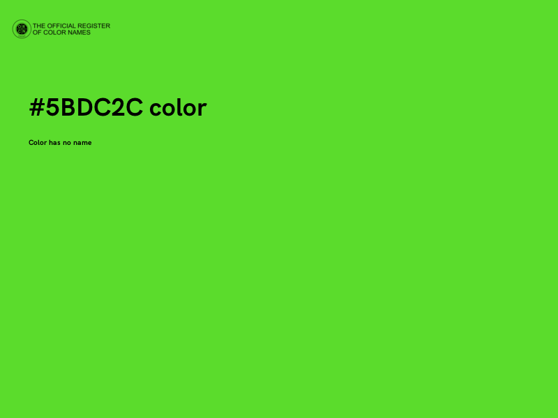 #5BDC2C color image