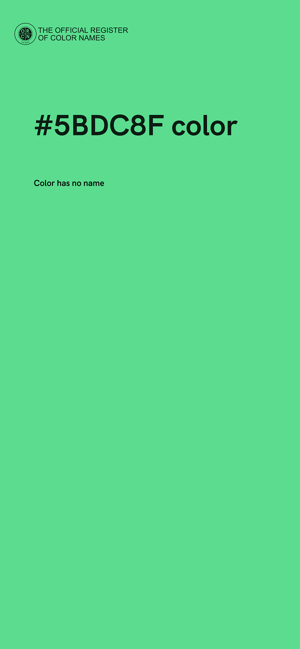 #5BDC8F color image
