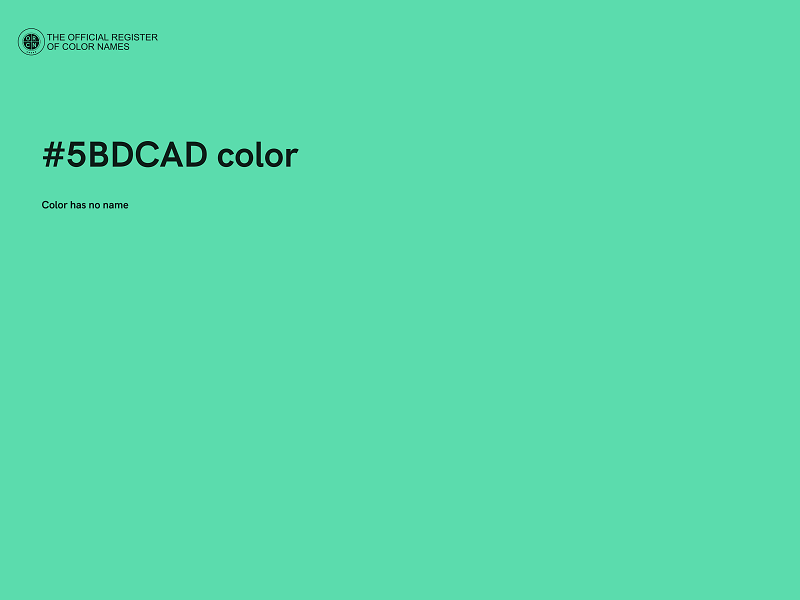 #5BDCAD color image