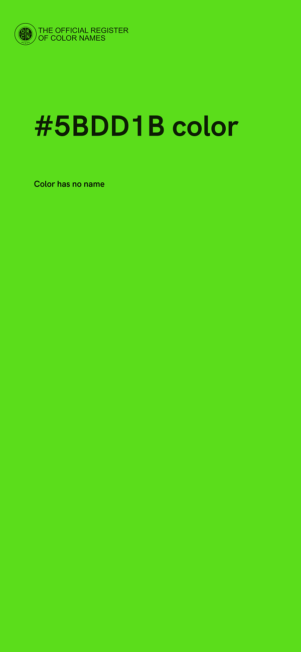 #5BDD1B color image