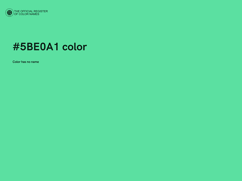 #5BE0A1 color image