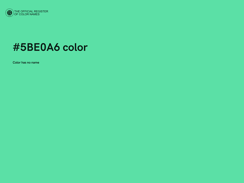 #5BE0A6 color image