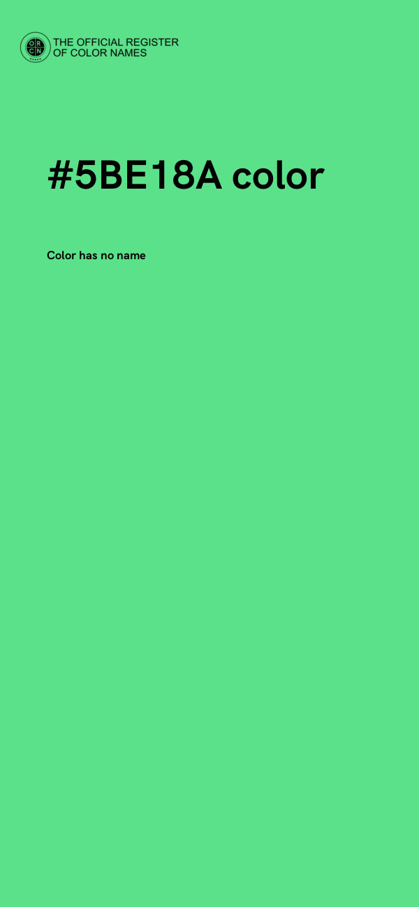 #5BE18A color image