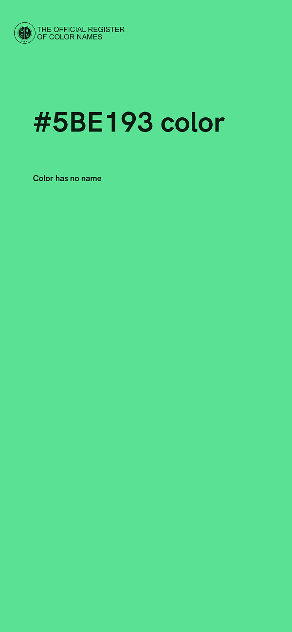 #5BE193 color image