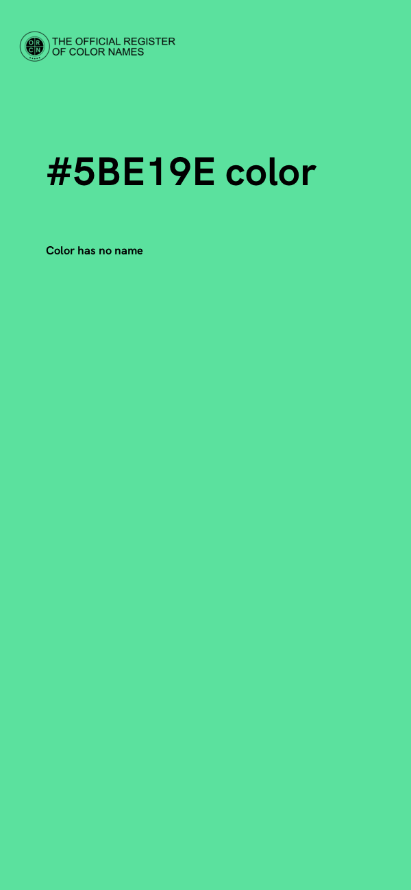 #5BE19E color image