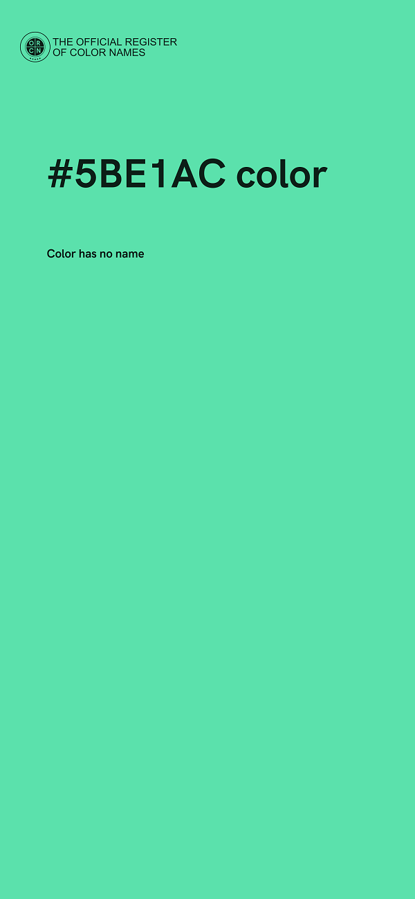 #5BE1AC color image