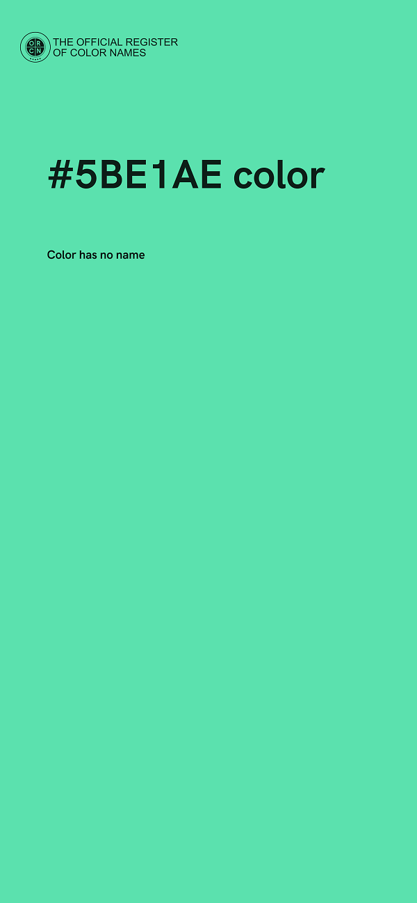 #5BE1AE color image